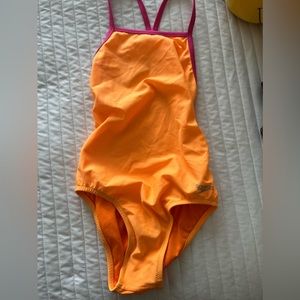 Speedo one piece, fixed back